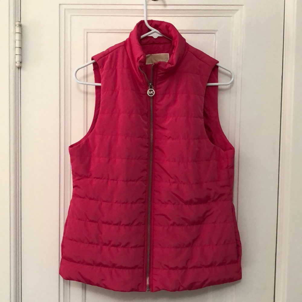 NWT hot pink Michael Kors vest